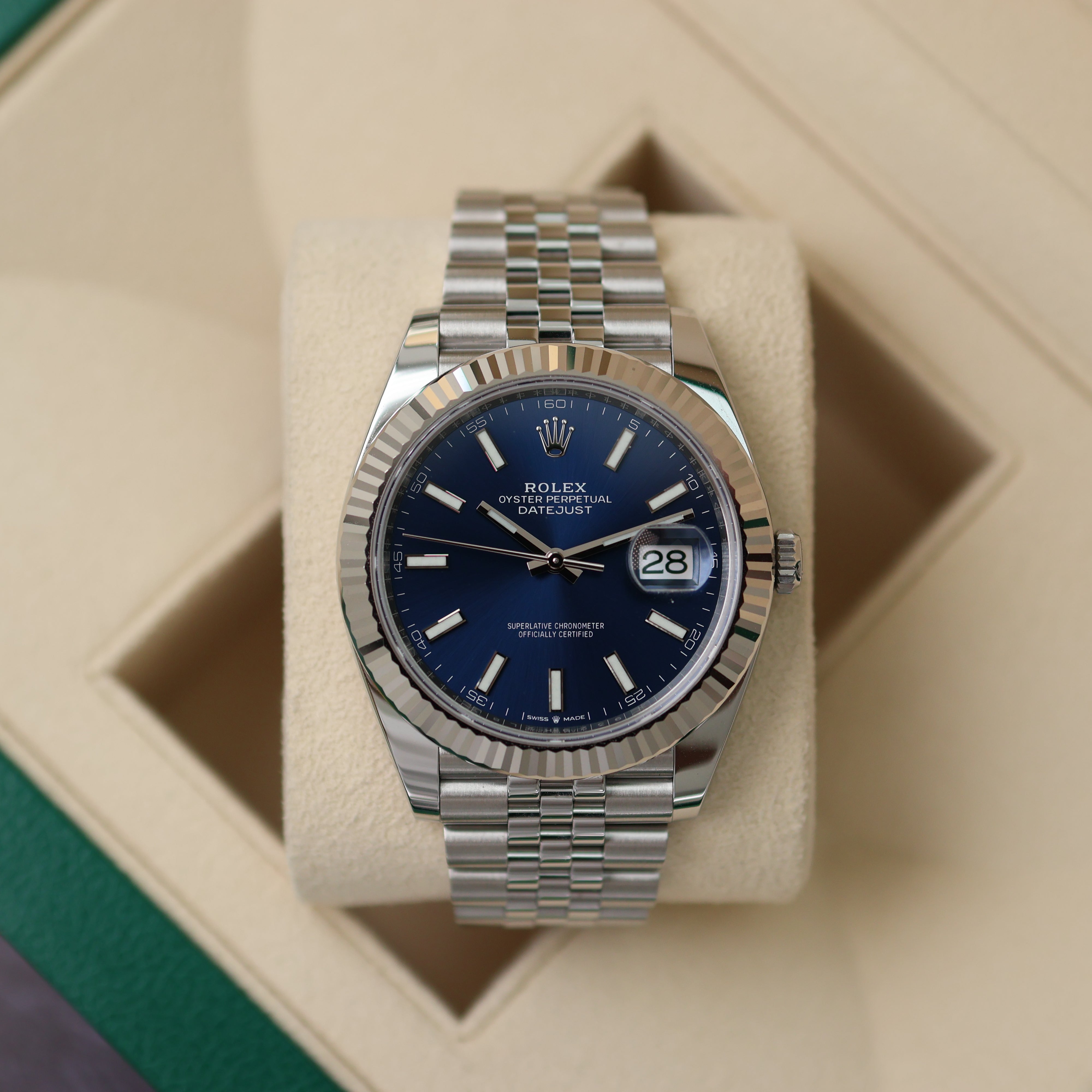 Rolex Datejust Blue Dial Jubilée 126334