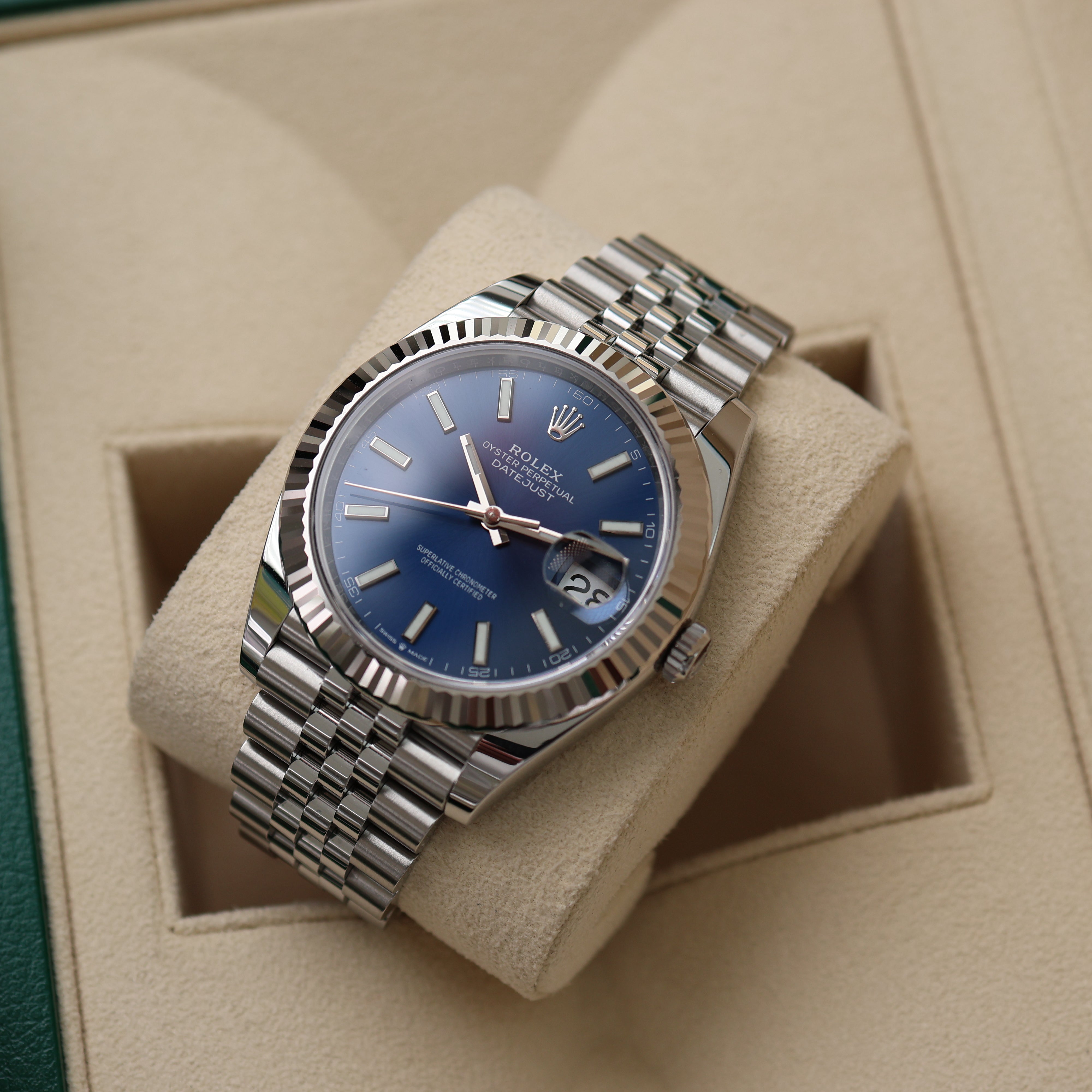 Rolex Datejust Blue Dial Jubilée 126334