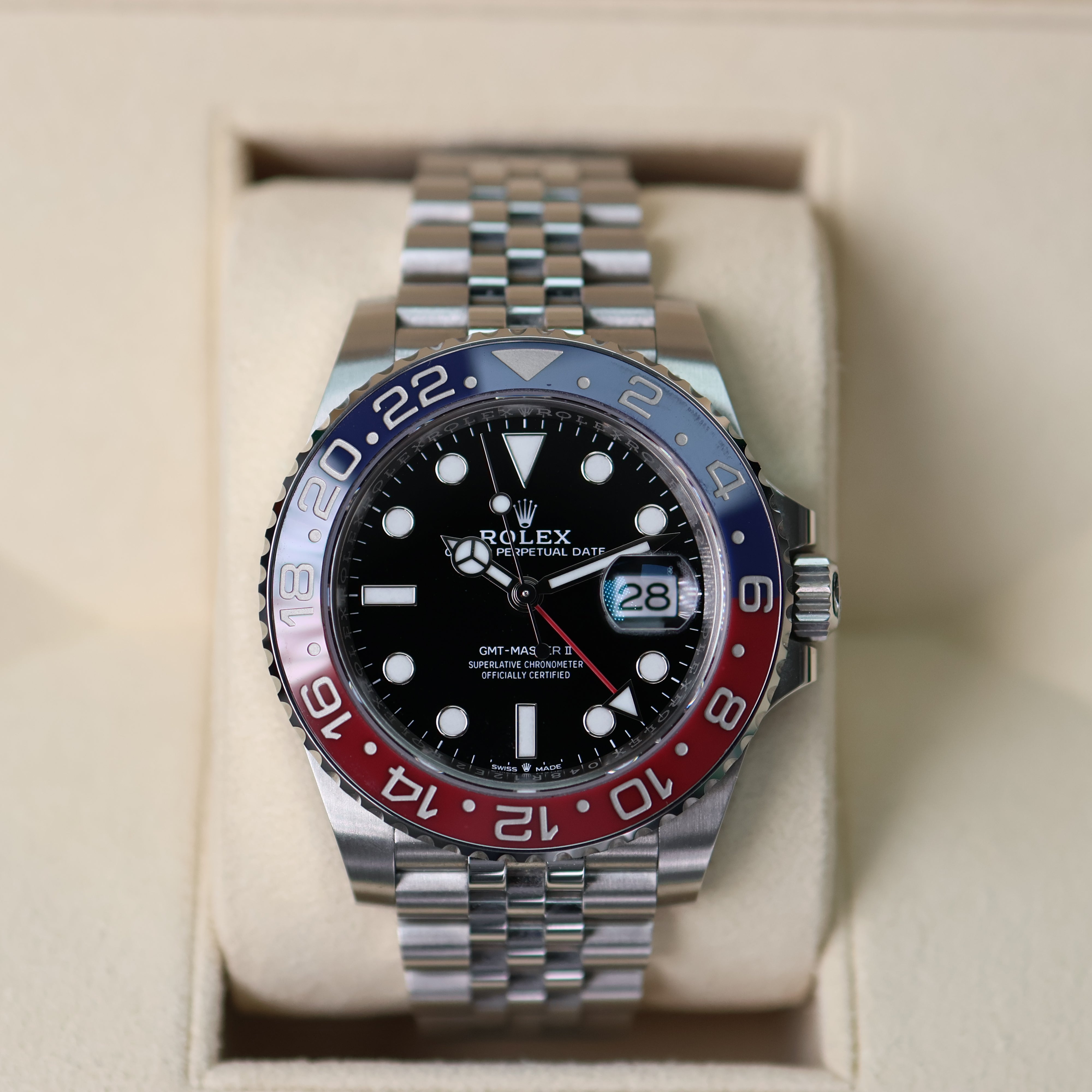 Rolex GMT-Master II Pepsi Jubilée 126710BLRO