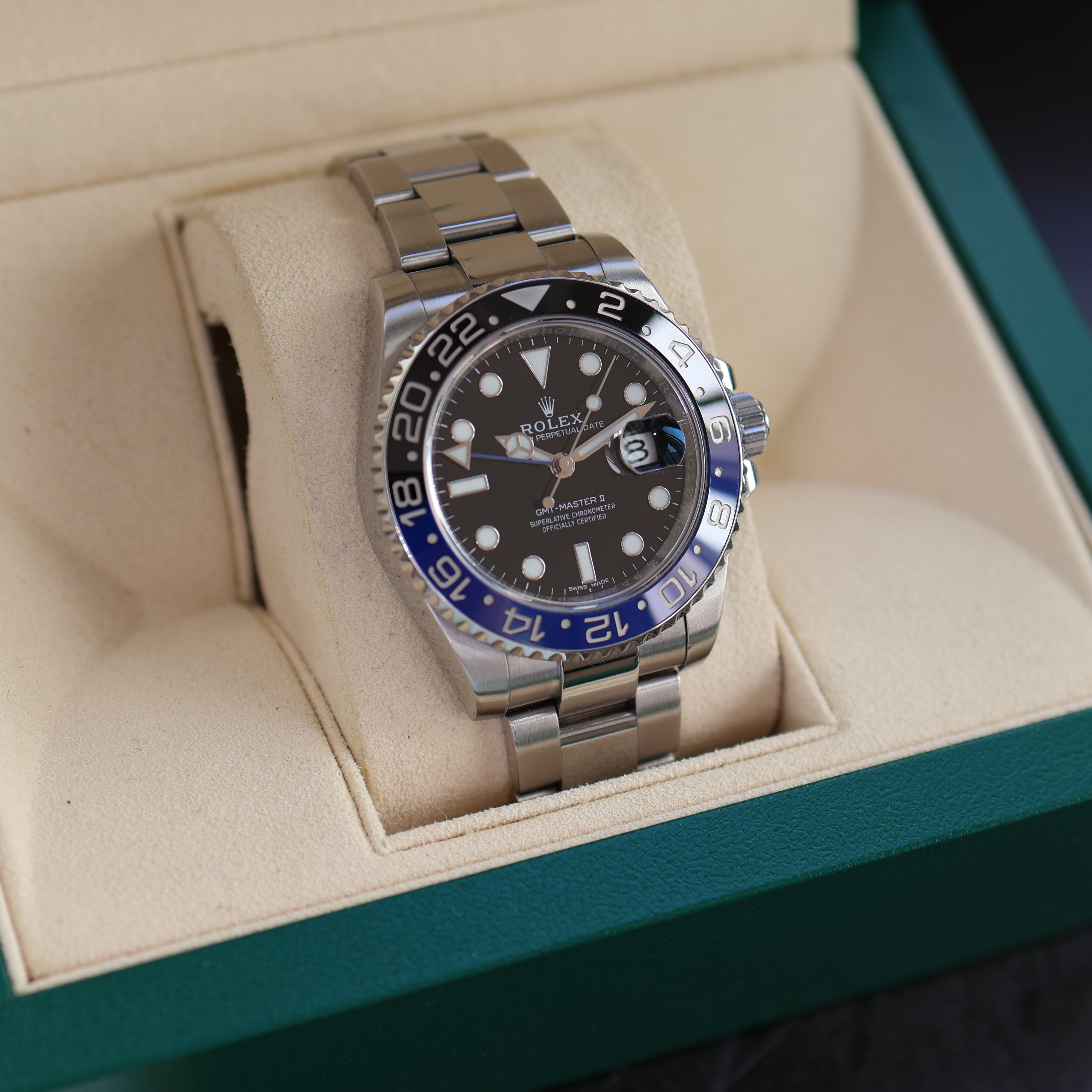 Rolex GMT-Master II Batman Oyster 116710BLNR