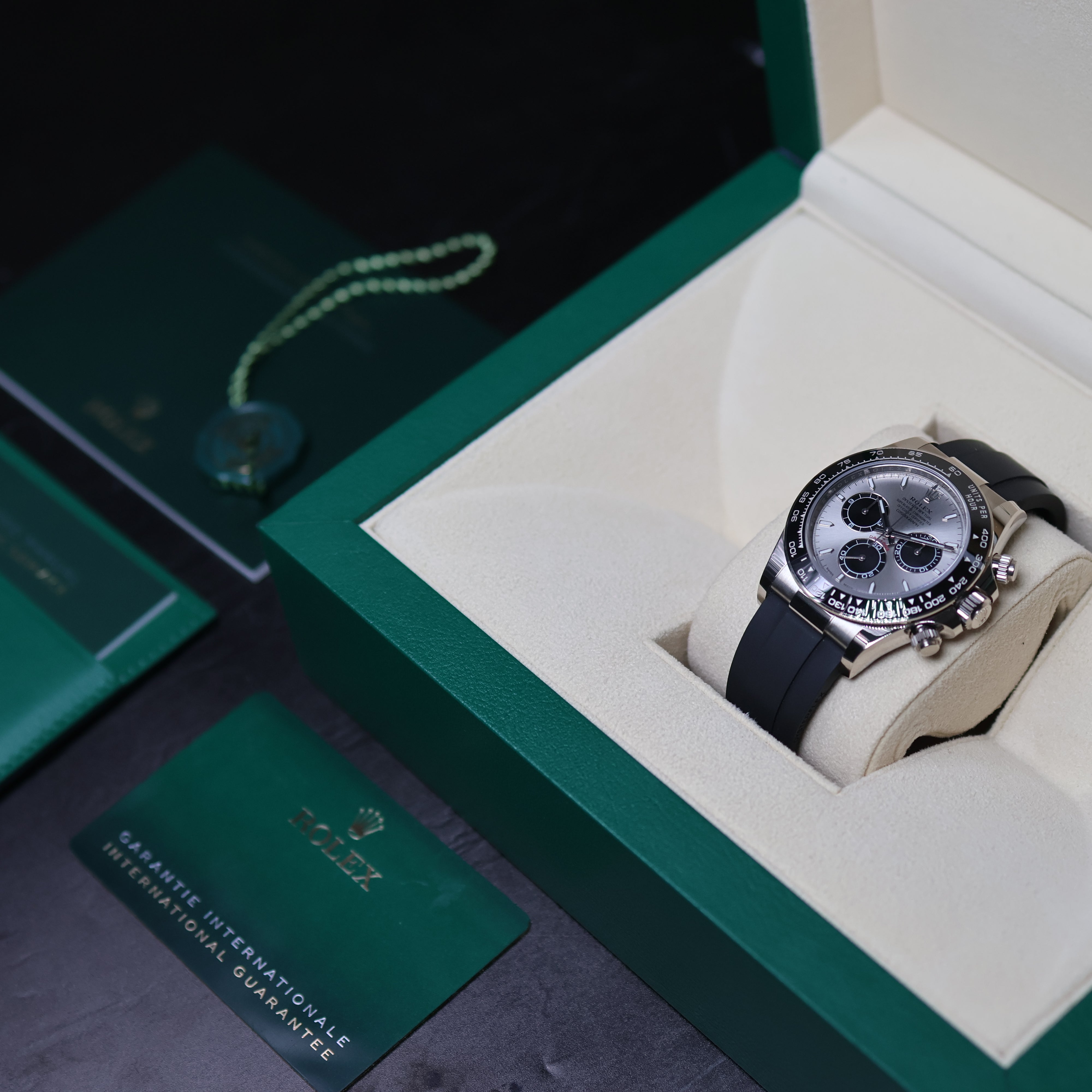 Rolex Daytona Ghost Dial Oysterflex White Gold 126519LN