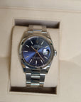 Rolex Datejust Blue Dial Oyster 126200