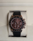 Rolex Daytona Choco Dial Oysterflex Rose Gold 116515LN