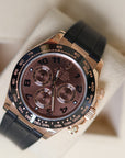 Rolex Daytona Choco Dial Oysterflex Rose Gold 116515LN