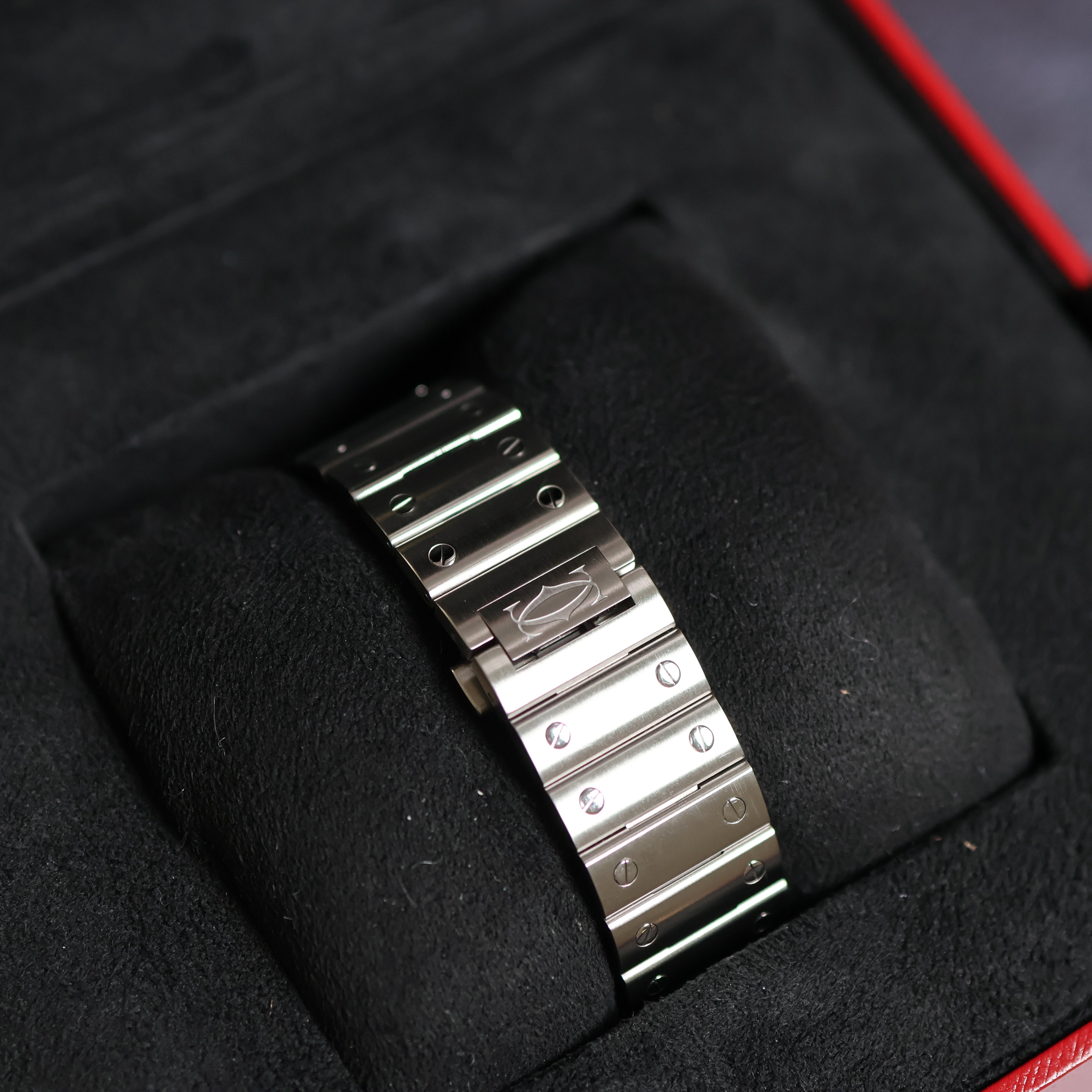 Cartier Santos Large Cadran Blanc WSSA0018