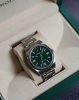 Rolex Oyster Perpetual Green Dial 124300