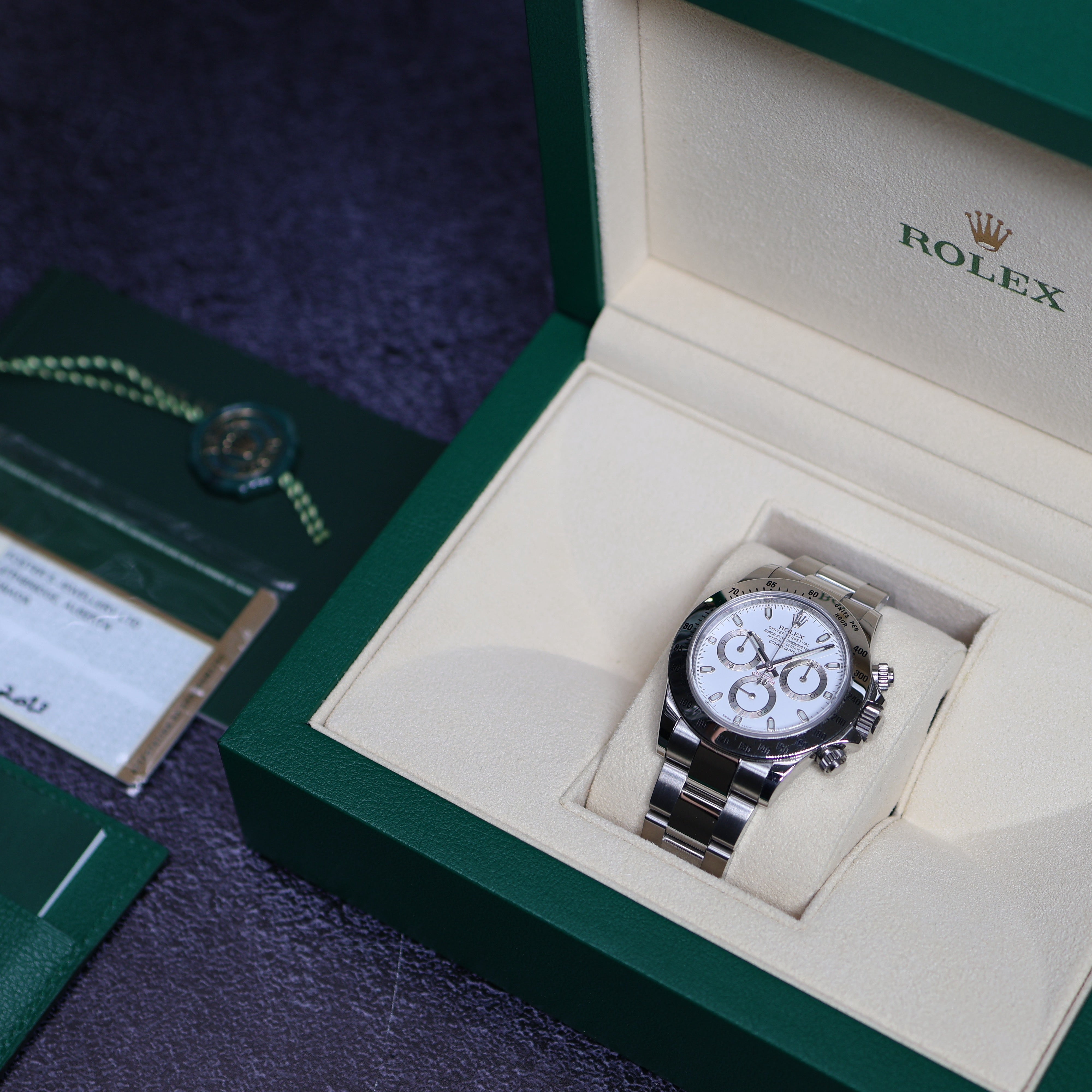 Rolex Daytona White Dial 116520