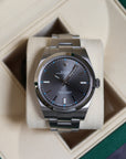 Rolex Oyster Perpetual Grey Dial 114300