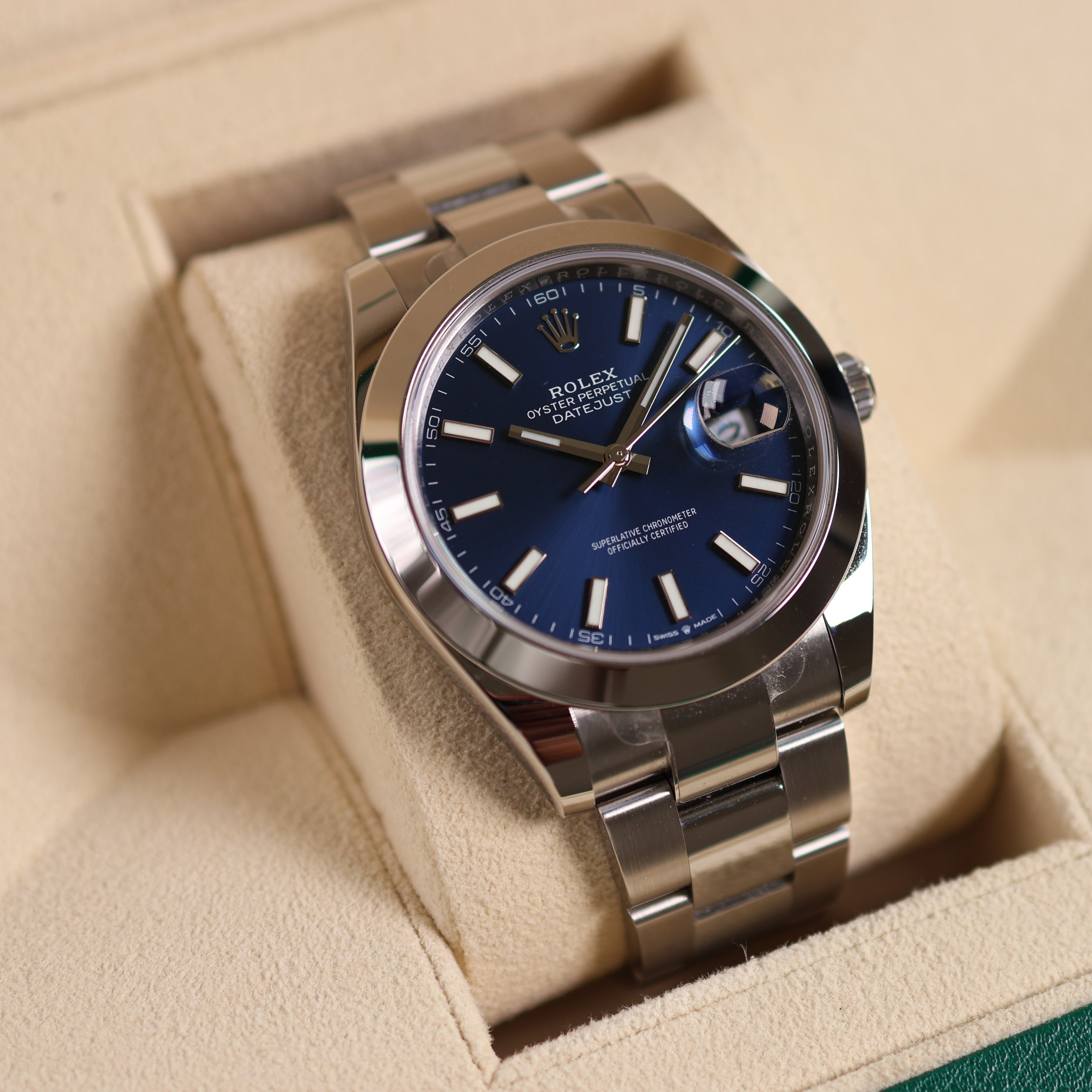 Rolex Datejust cadran bleu 126300
