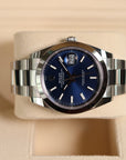 Rolex Datejust cadran bleu 126300