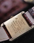 Cartier Tank Vermeil 5057001