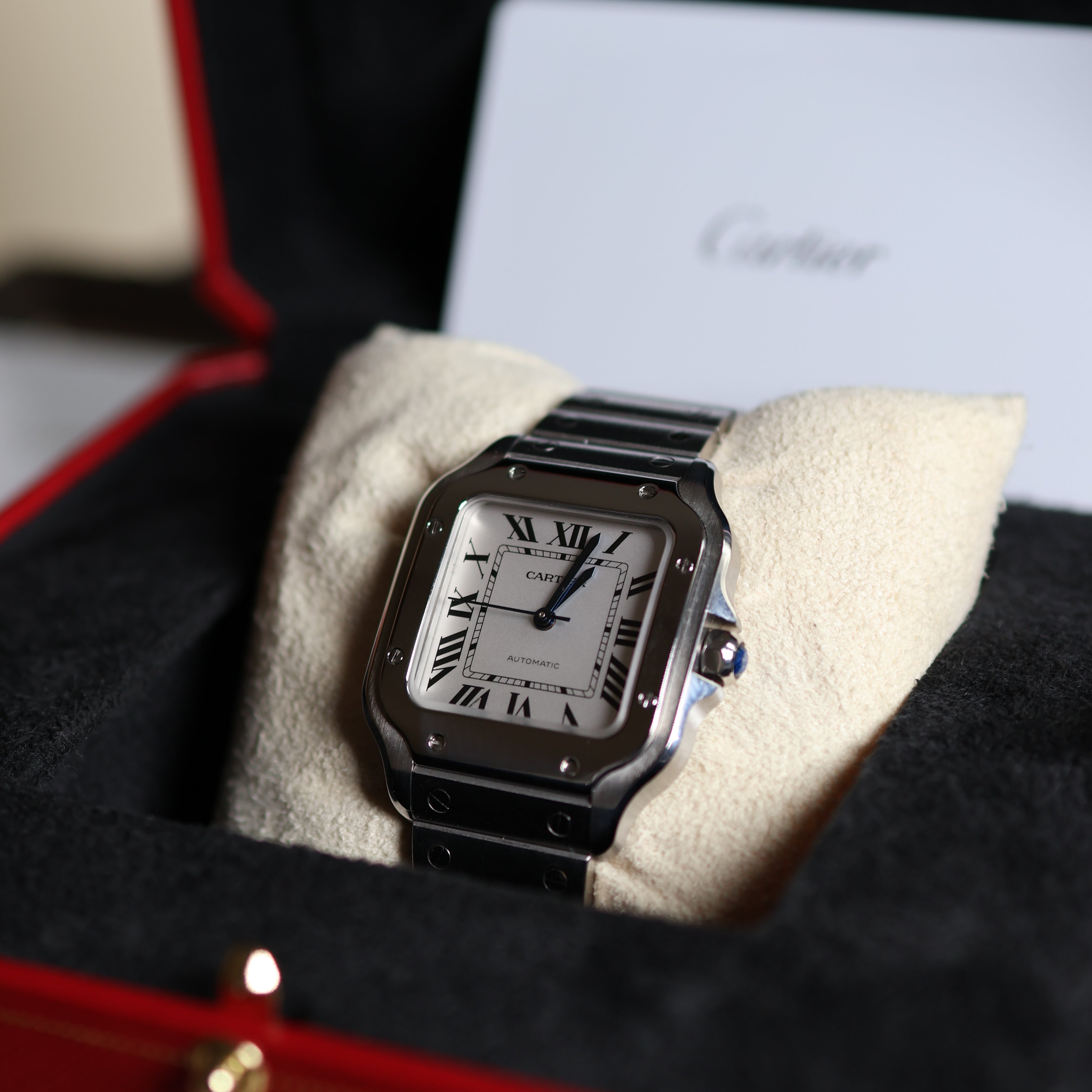 Cartier Santos White Medium WSSA0029