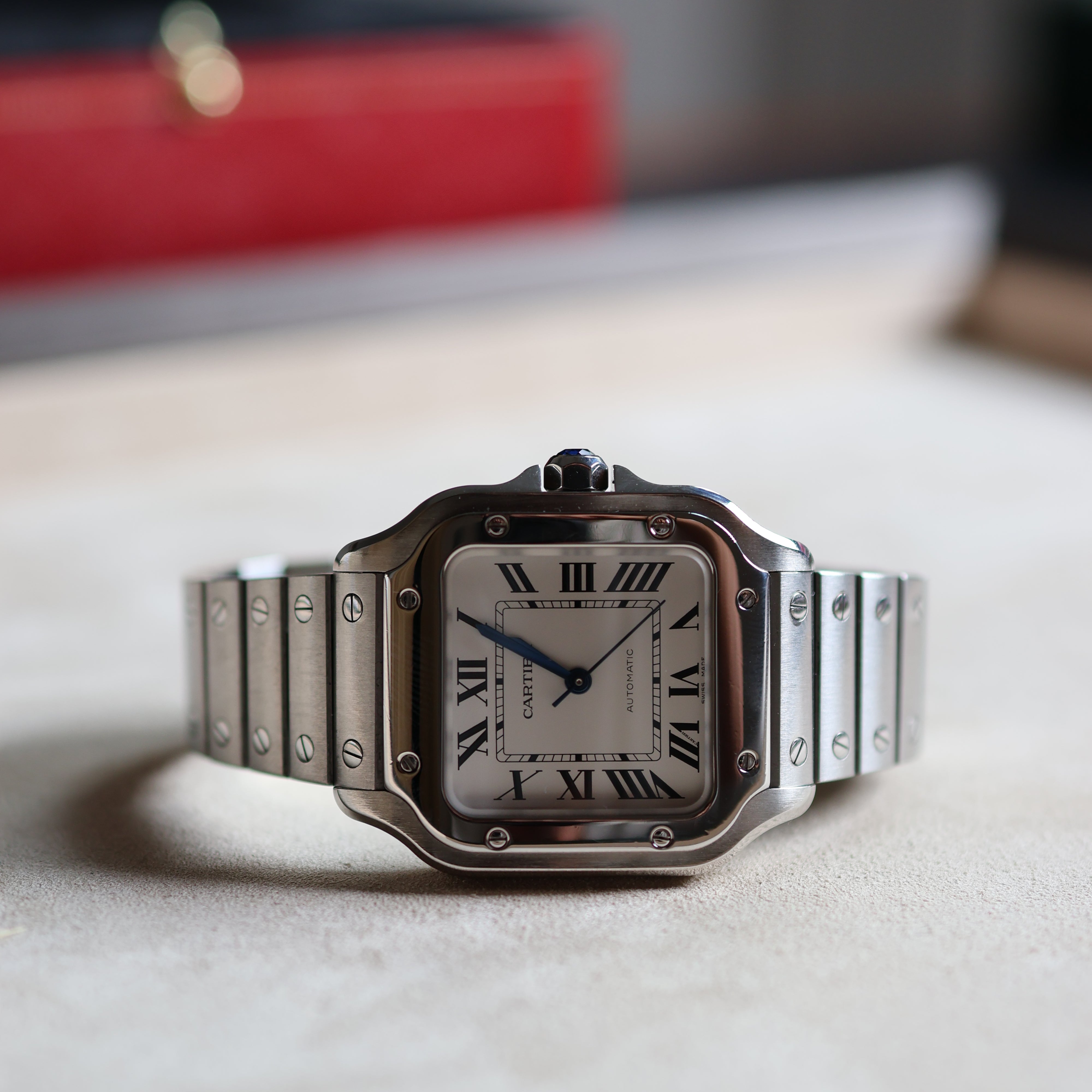 Cartier Santos White Medium WSSA0029