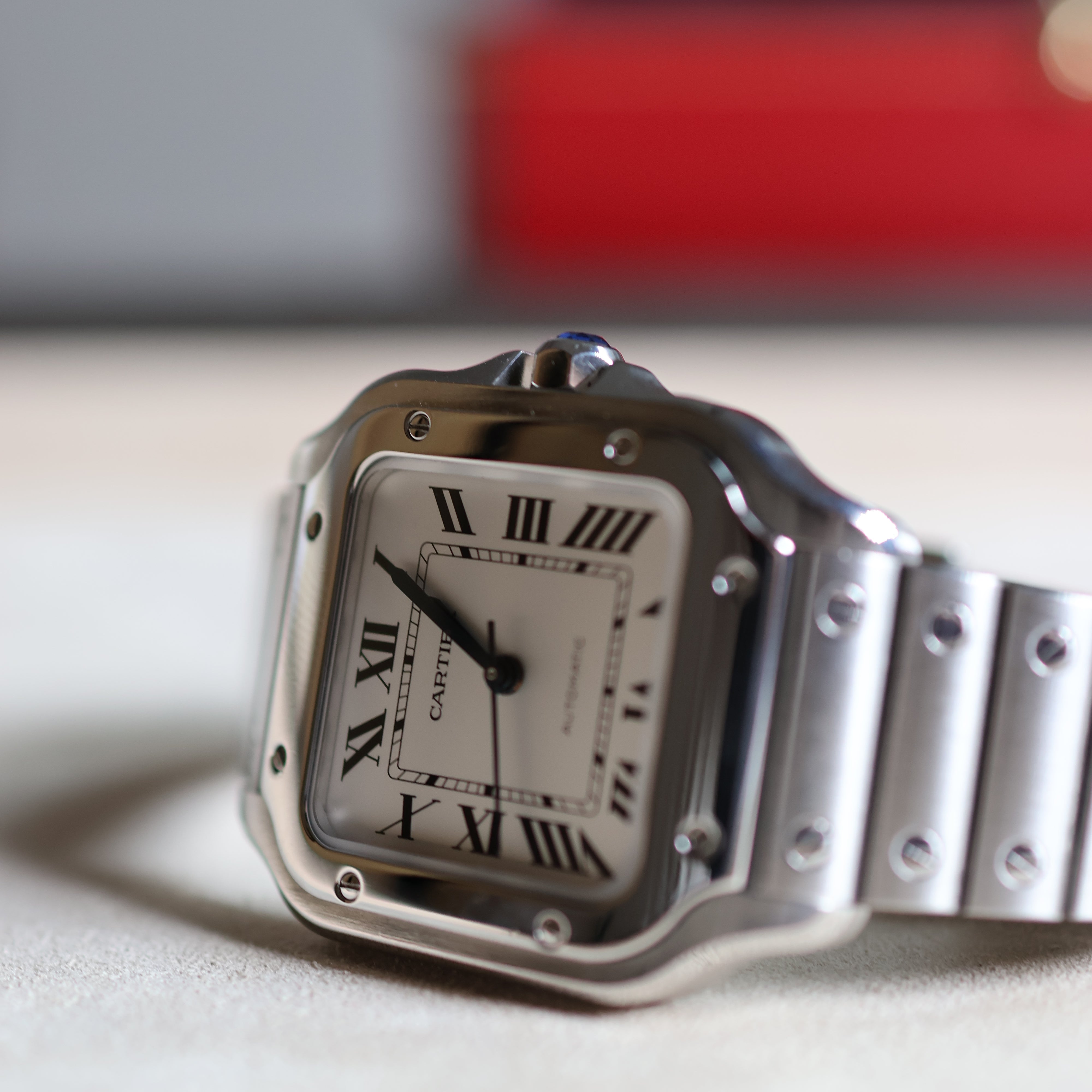 Cartier Santos White Medium WSSA0029
