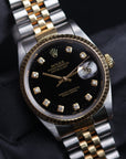 Rolex Datejust Black Diamond Dial 16233
