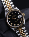 Rolex Datejust Black Diamond Dial 16233