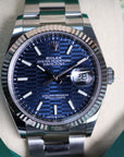 Rolex Datejust Blue Motif Dial Oyster 126234
