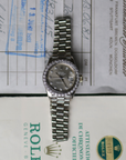 Rolex Lady Datejust White Gold Factory Diamonds 6913