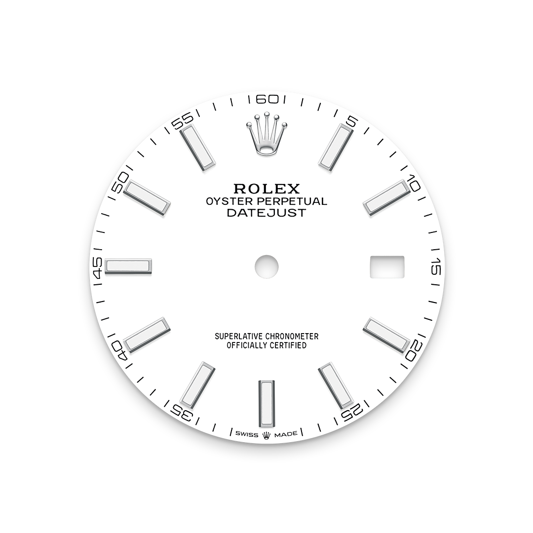 Rolex Datejust White Dial Oyster 126300