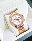 Rolex Daytona Yellow Gold White Dial 116528