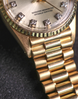 Rolex Lady Datejust Yellow Gold Champagne Diamond Dial 6516
