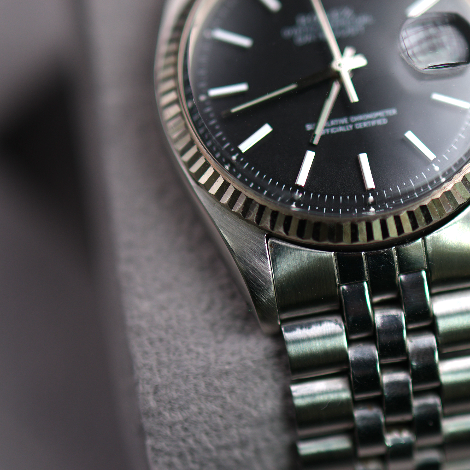 Rolex Datejust Black Matte Dial 1601