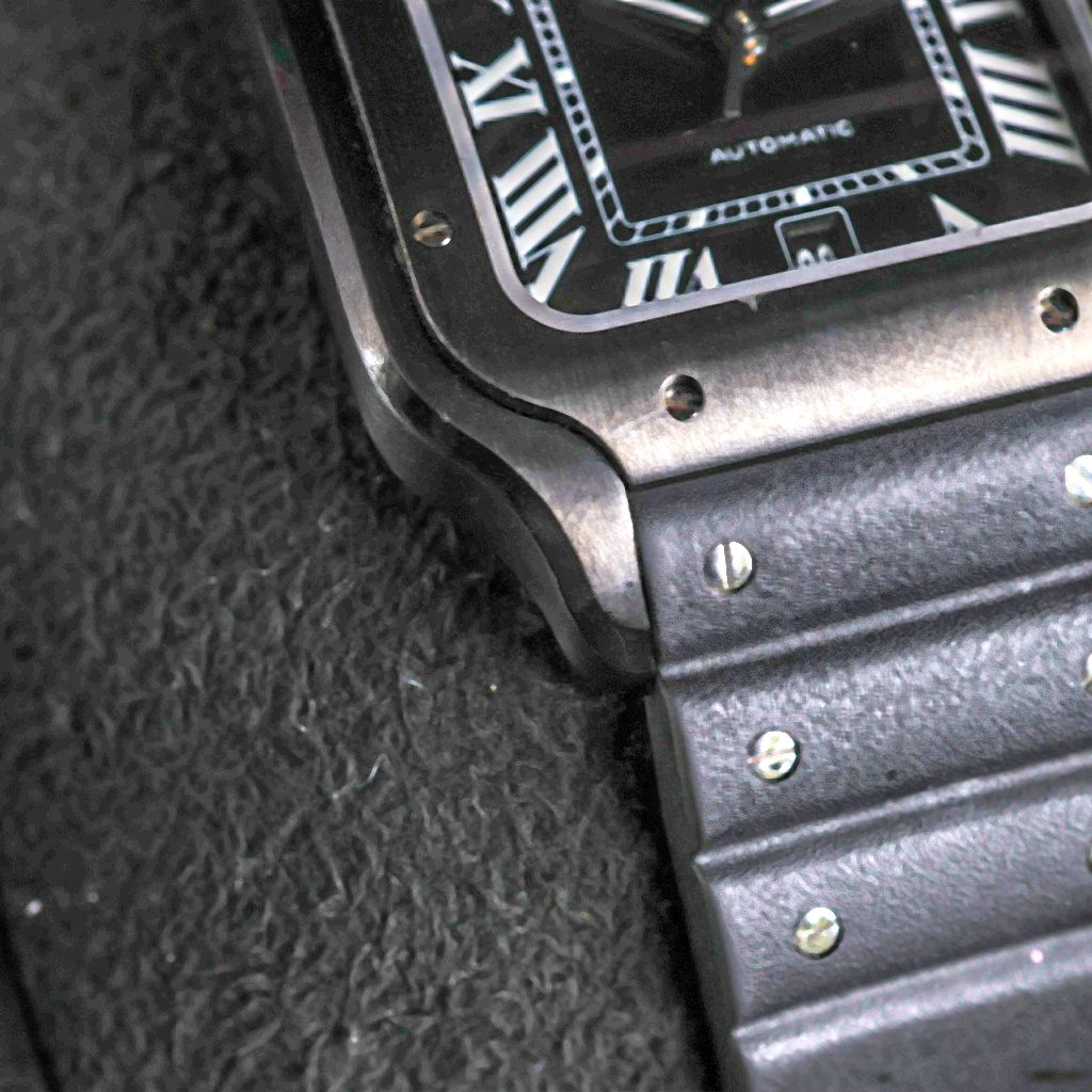 Cartier Santos Black ADLC Steel WSSA0039
