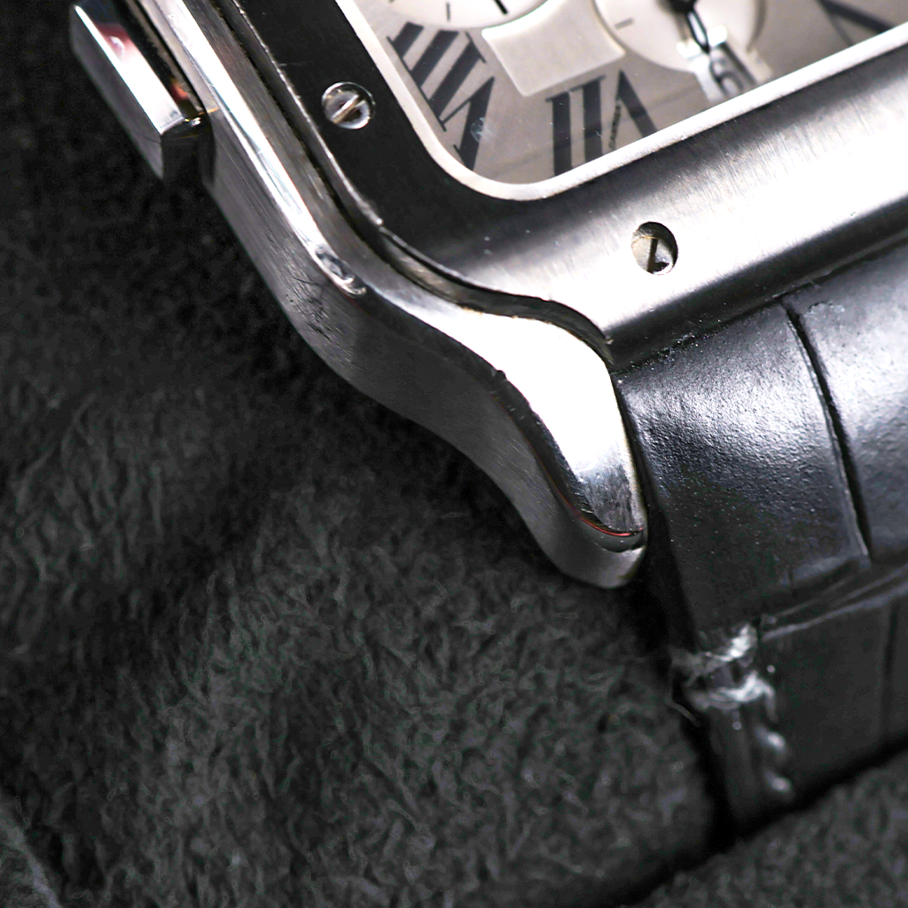 Cartier Santos Black ADLC Steel WSSA0017