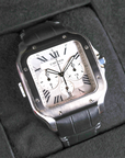 Cartier Santos Black ADLC Steel WSSA0017