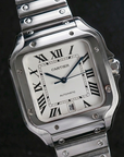 Cartier Santos Large Cadran Blanc WSSA0018