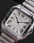 Cartier Santos Large Cadran Blanc WSSA0018