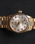 Rolex Lady Datejust Yellow Gold Champagne Diamond Dial 6516