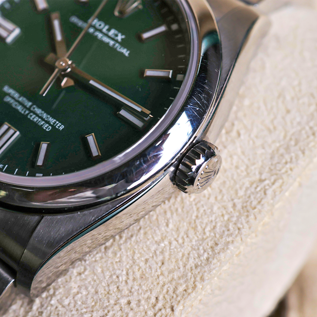 Rolex Oyster Perpetual Green Dial 126000