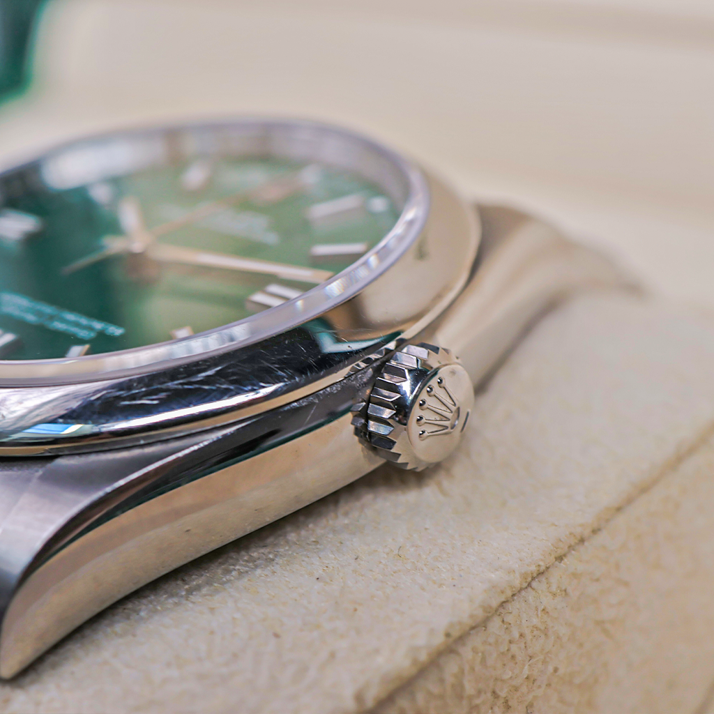 Rolex Oyster Perpetual Green Dial 126000