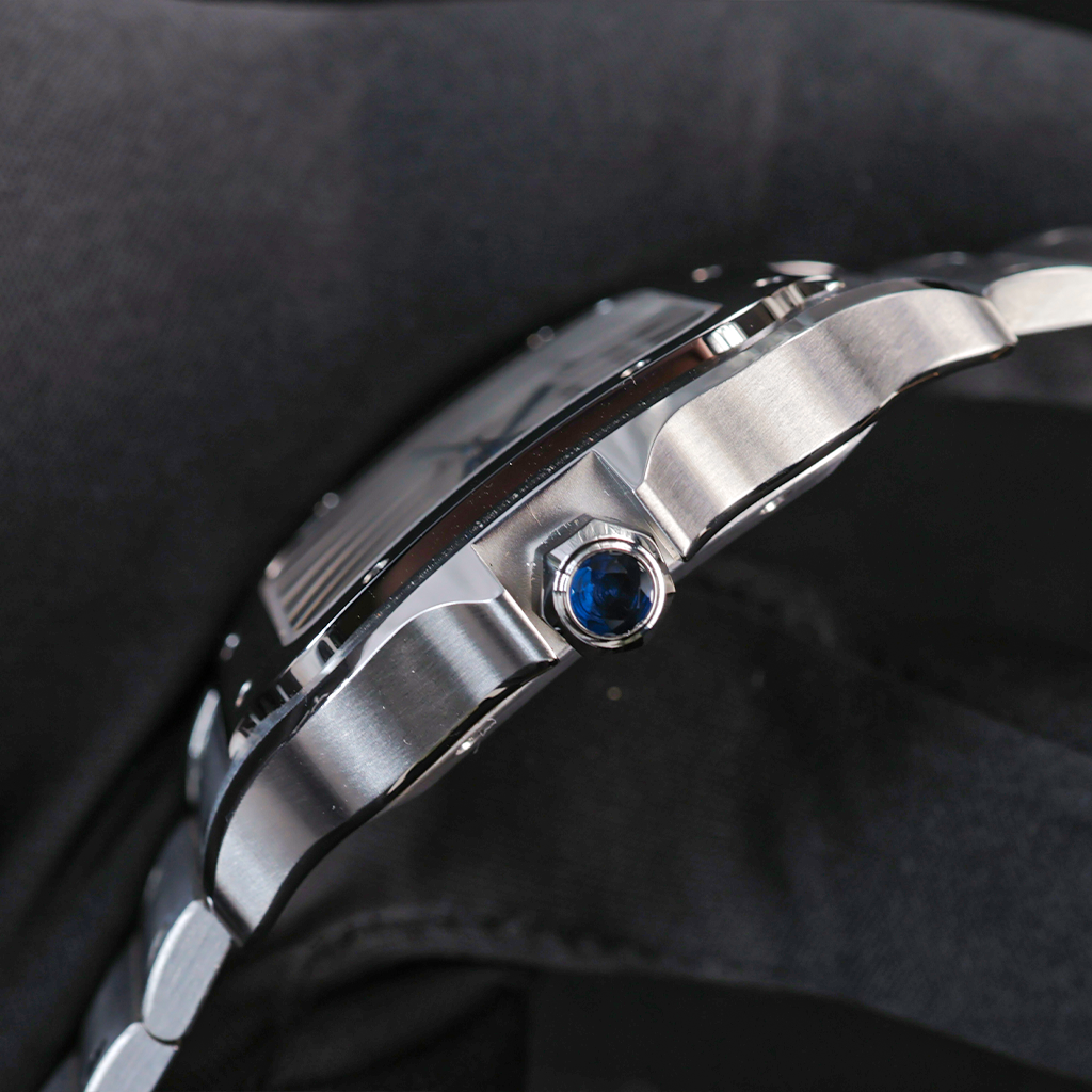 Cartier Santos Large Cadran Blanc WSSA0018