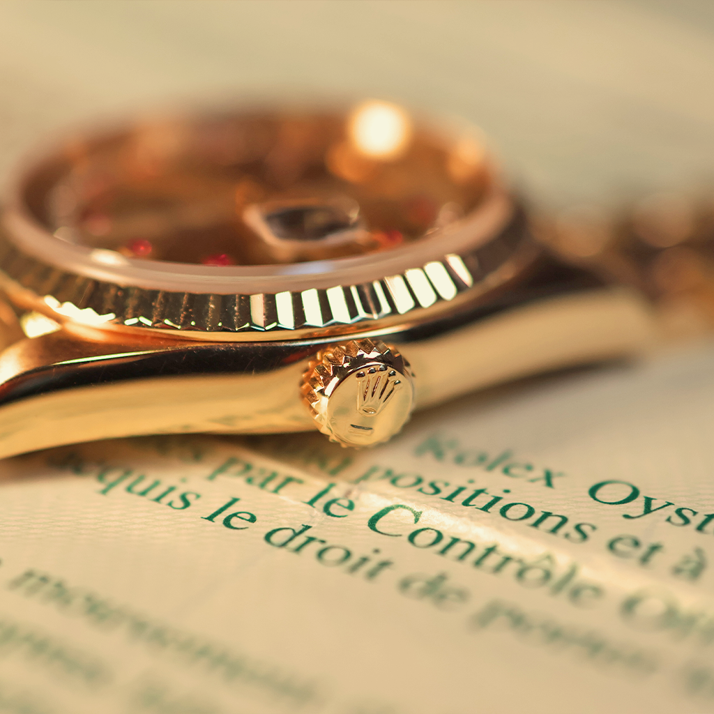 Rolex Day Date String Rubis Dial 18238