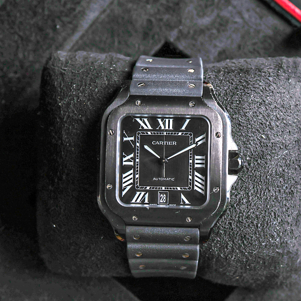 Cartier Santos Black ADLC Steel WSSA0039