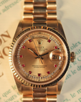 Rolex Day Date String Rubis Dial 18238