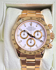 Rolex Daytona Yellow Gold White Dial 116528