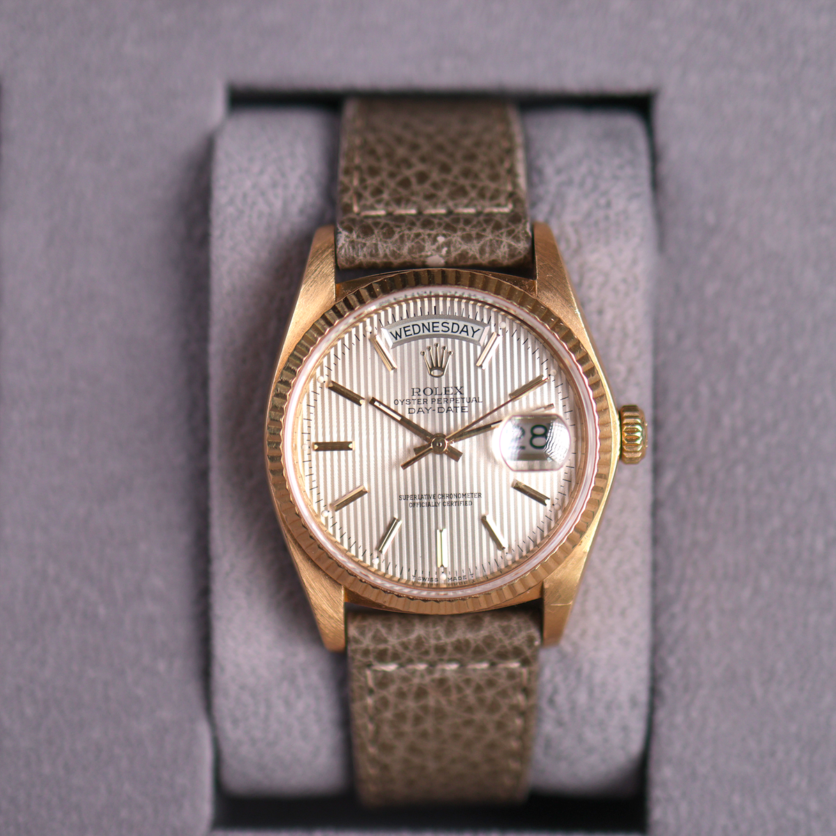 Rolex Day Date Tapestry Dial 18038
