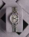 Rolex Lady Datejust White Gold Factory Diamonds 6913