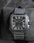 Cartier Santos Black ADLC Steel WSSA0039