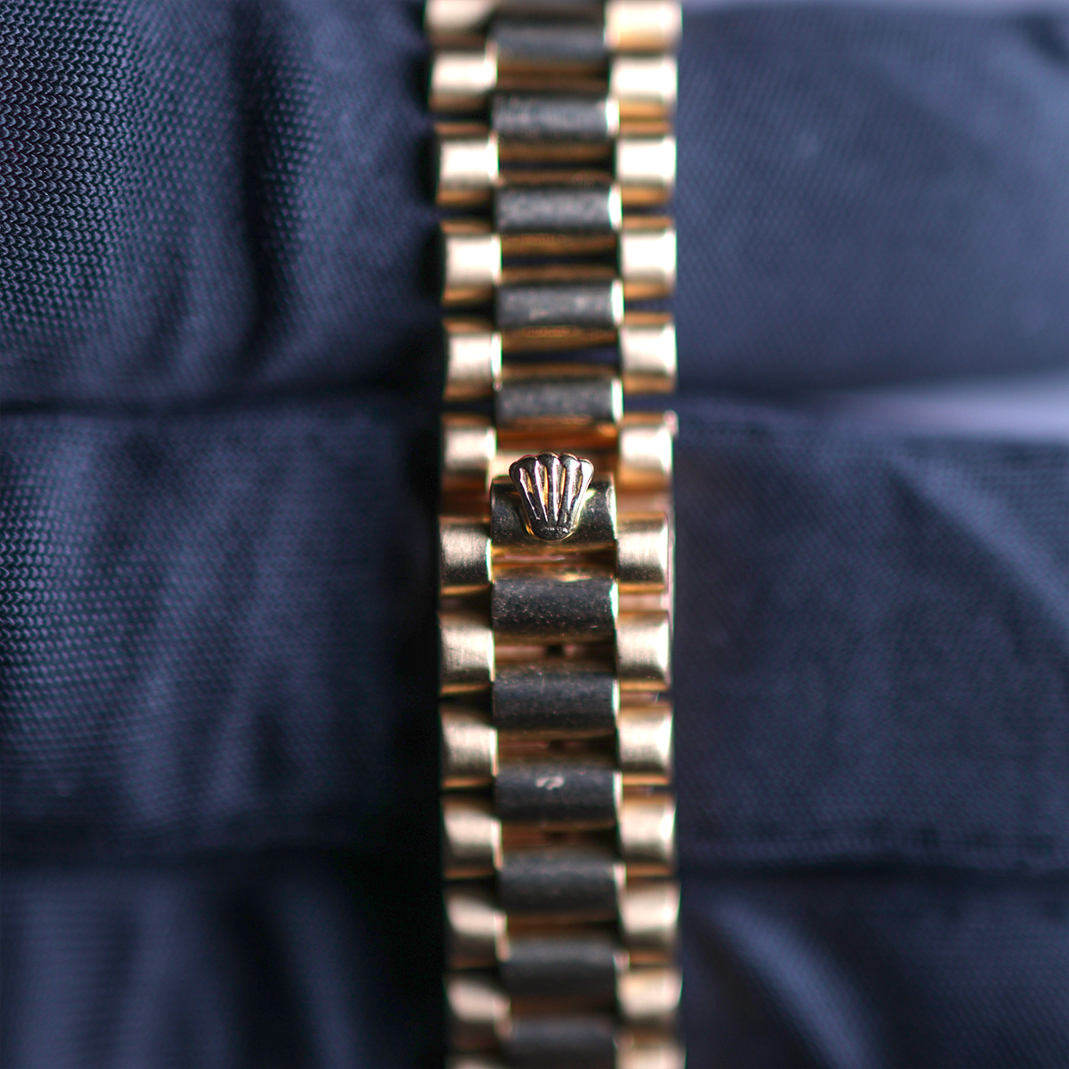 Rolex Lady Datejust Yellow Gold Champagne Diamond Dial 6516