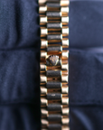Rolex Lady Datejust Yellow Gold Champagne Diamond Dial 6516