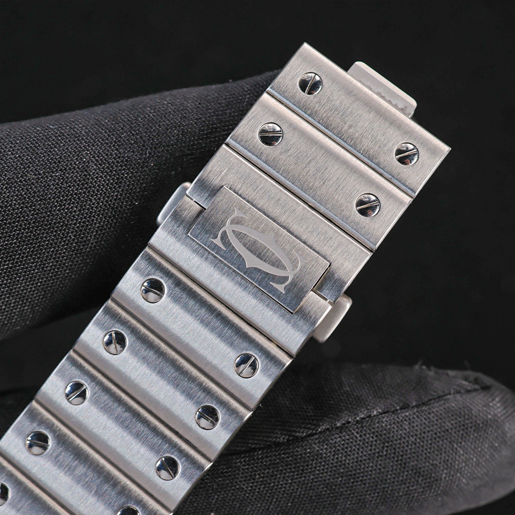 Cartier Santos Large Cadran Blanc WSSA0018