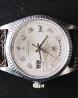 Rolex Day Date Silver Diamond Dial 1803