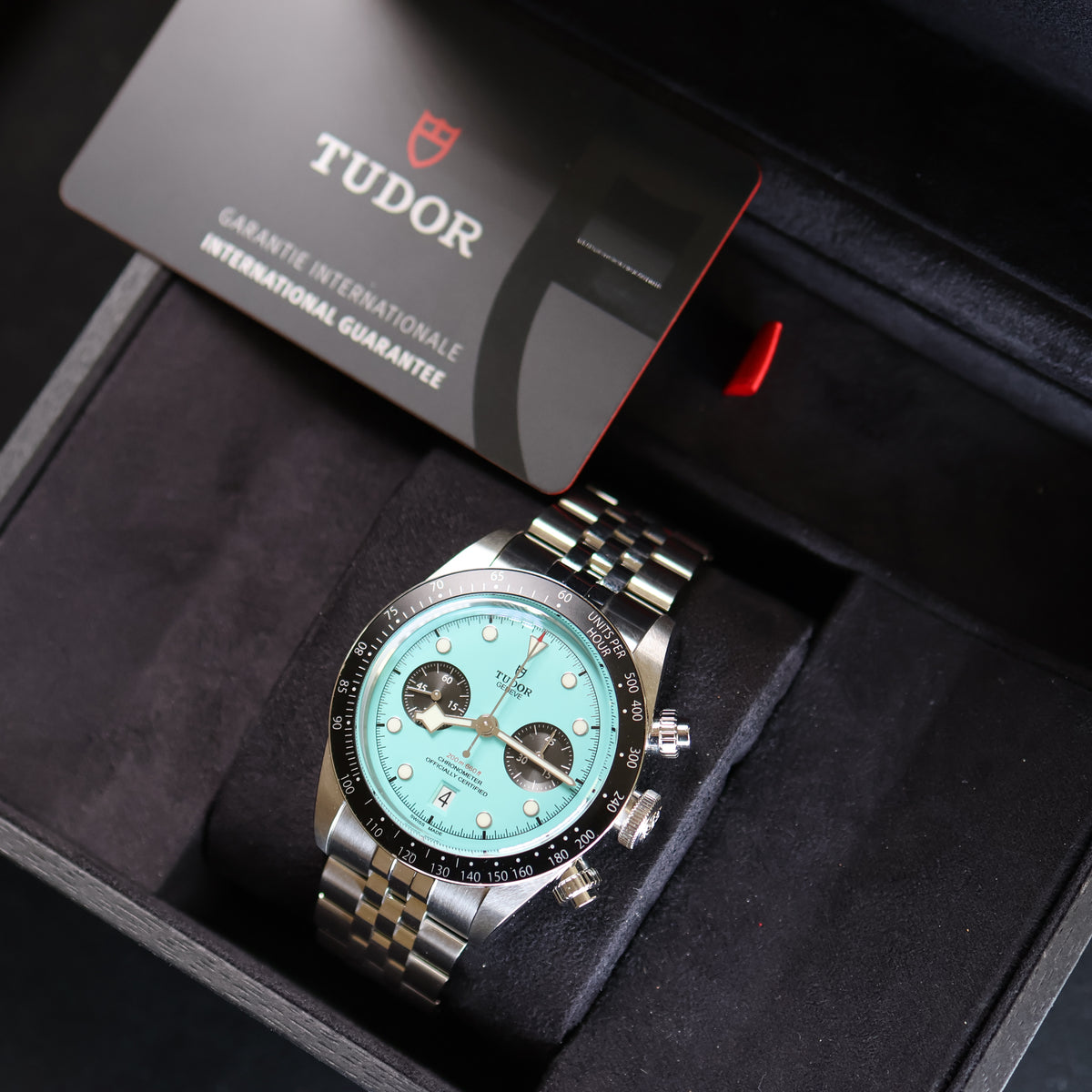Tudor Black Bay Chrono Flamingo Blue 79360N