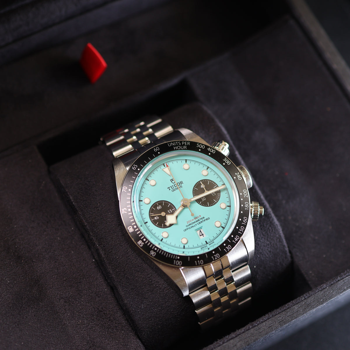 Tudor Black Bay Chrono Flamingo Blue 79360N