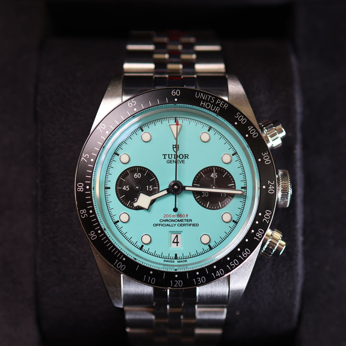 Tudor Black Bay Chrono Flamingo Blue 79360N