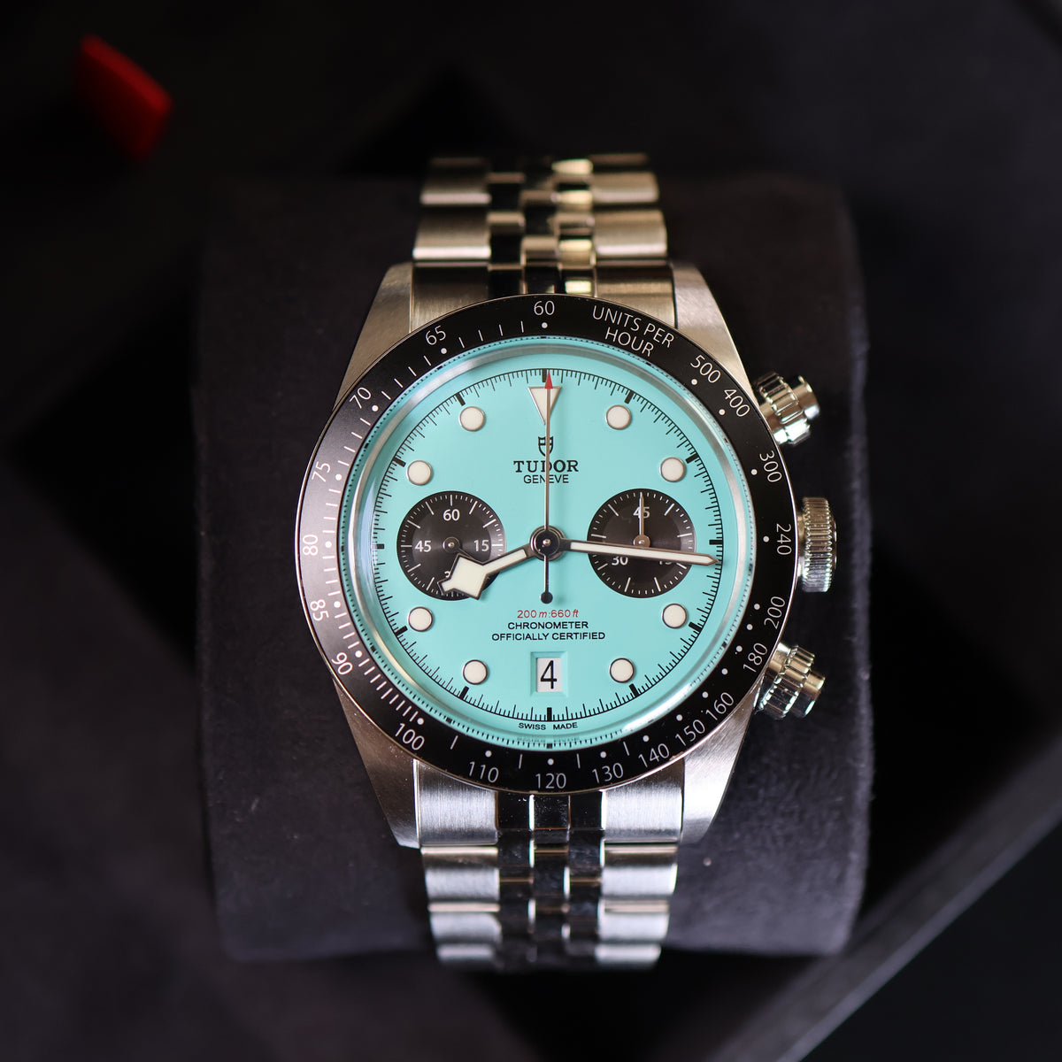 Tudor Black Bay Chrono Flamingo Blue 79360N